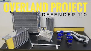 UPGRADE DE RADIADOR INTERCOOLER DUPLO E MAIS... DEFENDER 110 CAMPER OVERLAND PROJECT EP.3