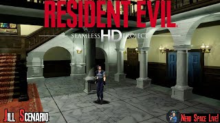 Resident Evil 1 Seamless HD Project (Jill Scenario) - Nerd Space Live Stream!