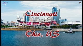 Cincinnati on the Ohio river in 4k. Nikon D7500 footage