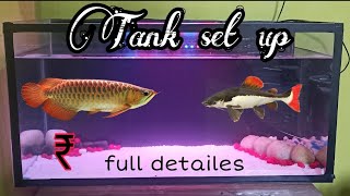 aquarium setup for arowana, cat fish, oscar... 💓💥