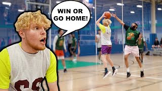 WIN OR GO HOME! Semi Finals 5v5 Men's League Basketball!