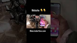 Neon light for bike mobile controlled #shortsvideo #viral #shorts