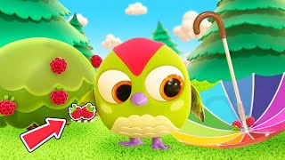 Baby cartoons for children - Learn colors with Peck Peck the Woodpecker cartoon for kids