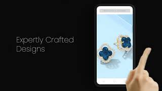 Trending London Blue Topaz Earrings | Angara Jewellery