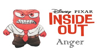 Pixar: How To Make Anger from Inside Out Plushie Tutorial