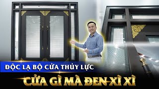 CỬA NHÔM THỦY LỰC KÍNH HỘP RÈM - GIẢI PHÁP KHÁC BIỆT CHO CỬA CHÍNH MẶT TIỀN | NHÔM THỦY LỰC TOPVIS