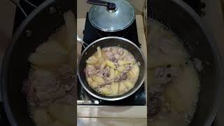 Ginataang manok at papaya #reels #food #homecook #viral