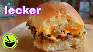 i made cheeseburger sliders at home, we want to have all the time