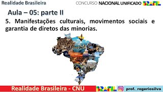 REALIDADE BRASILEIRA - AULA 05 parte II: movimentos socias