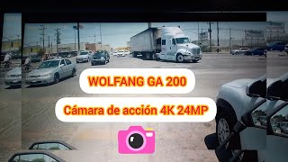 La cámara deportiva 4k WOLFANG Ga 200