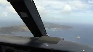 Challenging St  Barts Landing-Rare Pilots View