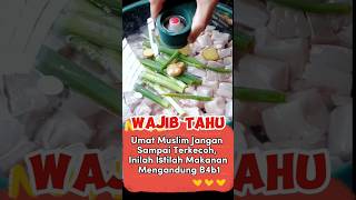 Istilah-istilah makanan mengandung b4b1 #health #info #food #viralshorts #funfacts