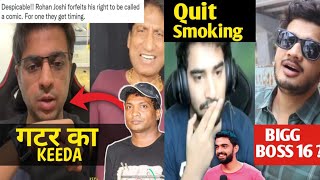 Sunil Pal ANGRY On Rohan Joshi 4Disrespecting RajuSrivastav, Munawar faruqui, Samay raina, Rahul dua