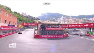 Canamasas overtakes in Rascasse - 2016 GP2 Monaco