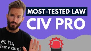 Civil Procedure Bar Review: Most Tested Areas of Law on the Bar Exam [BAR BLITZ PREVIEW]