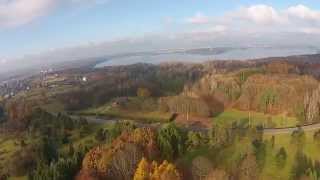 Aerial Dubrava Arboretum, DJI Phantom drone, Lithuania