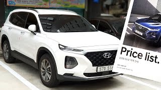 Первый взгляд на Hyundai Santa Fe 2018 / Цены в Корее, Экстерьер, Интерьер