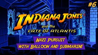 Nazi Pursuit with Air Balloon and Submarine - Indiana Jones and the Fate of Atlantis