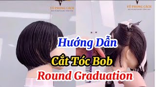 Hướng Dẫn Cắt Tóc Bob Graduation, Đăng Ký Kênh( Học Nghề Tóc )Để Xem Nhiều Video Hơn #HocNgheToc