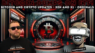 Tree City Live - Ep. 108 - #BTC Crashes on #ETF? - What is next for XEN and X1? Ethereum ETF? #xen