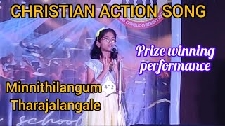 Minnithilangum Tharajalangale | Malayalam Christian Action Song | Jay and Jezz #actionsong