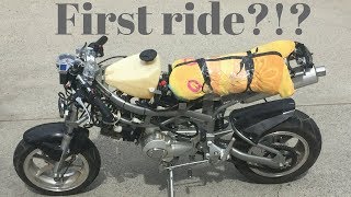 Free Mini Motorcycle First Ride?!