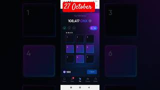 27 October onus tap tap daily code