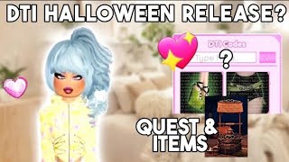 GET ALL NEW LANA QUEST AND NEW CODES in DTI HALLOWEEN UPDATE! + BRAT CODES RELEASING