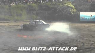 VW Pfingsttreffen / Burnout WM Bautzen 2012 - Burnout Burnoutqueen vor 2.Qualifikation