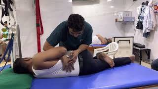 Sacro-iliac Joint HVLA Manipulation Osteopathic #physiotherapy #manipulation