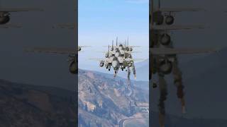 Iranian f15 Eagle Striker dropped 60,0000 Cluster Bombs on vehicle #gta5 #gtav #shorts