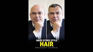 How to Change Hair Style Quick in Photoshop Tutorial #ytshorts #shorts #tutorial #tips #photoshop