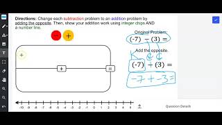 Changing Subtraction to Addition Day 2 Example 3