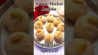 Sooji Malai Laddu #shorts #viralshort #diwali #sweet