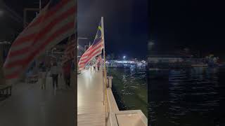 Night View from Riverside at Melaka / Melacca, Malaysia || UnitedJoy