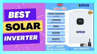 12KW 3 Phase Hybrid Solar Inverter 48VDC To 230/400VAC Built-in