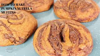 PUMPKIN NUTELLA MUFFINS