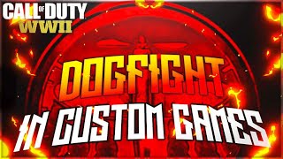 COD WW2 GLITCHES *NEW* DOGFIGHT IN CUSTOM GAMES GLITCH (WW2 TUTORIAL)