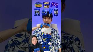 😱WowW‼️serba biru⁉️ #mukbang #funny #shortsfeed #reaction #viral #fypシ #sekolah