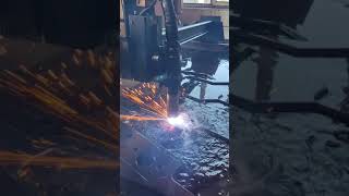 Plasma cutting in water