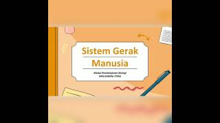 Video Pembelajaran Sistem Gerak Manusia