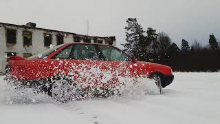 Audi 80 competition winter fun