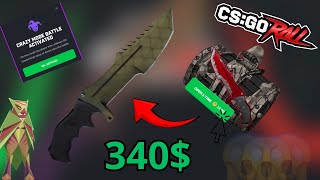 CRAZY PULLS ON CSGOROLL!!