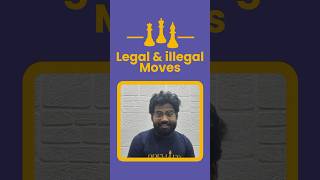 L- Legal and illegal moves #chess #premierchessacademy #legal #moves #shorts #chesskid