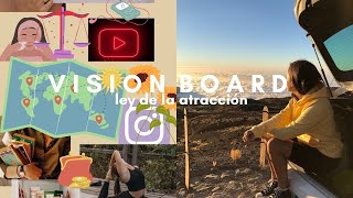 Como hacer un VISION BOARD // ley de la ATRACCIÓN (Amanda Ramos)