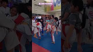 STRETCHING TAEKWONDO TRAINING #andrea #taekwondo #taekwondotraining #stretchingexercises