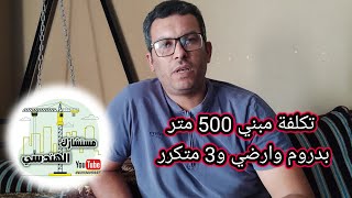 تكلفة قطعة 500 متر متميز اسعار اليوم 15/11/2023