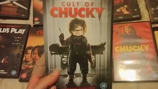 every childs play Chucky Chucky dvd movies TV series documentary(1988-2024)