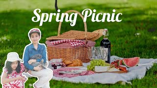 Spring Picnic #vlog #viral #spring #picnic #trending #food #sandwich #rabbit #fun