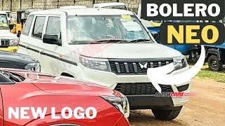 वाह Mahindra सभी CARs पर NEW LoGo || Mahindra Bolero Neo With New Logo || Mahindra Bolero Neo#bolero